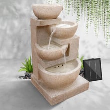 Sylan 4 Tier Solar Fountain with LED